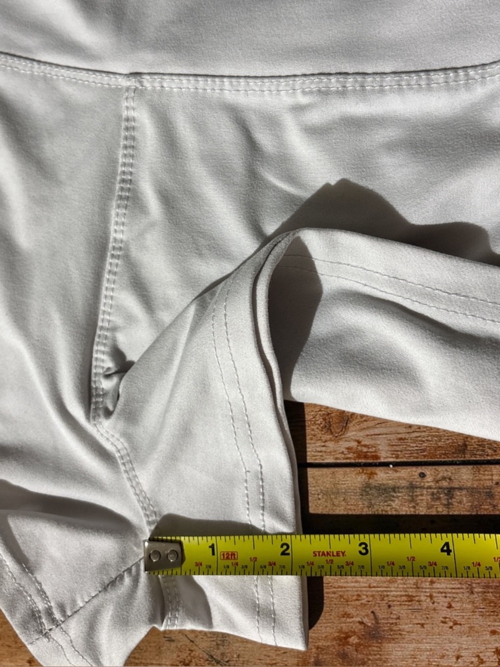 Women’s Size Small-Medium White Athletic Shorts - Picture 6 of 6